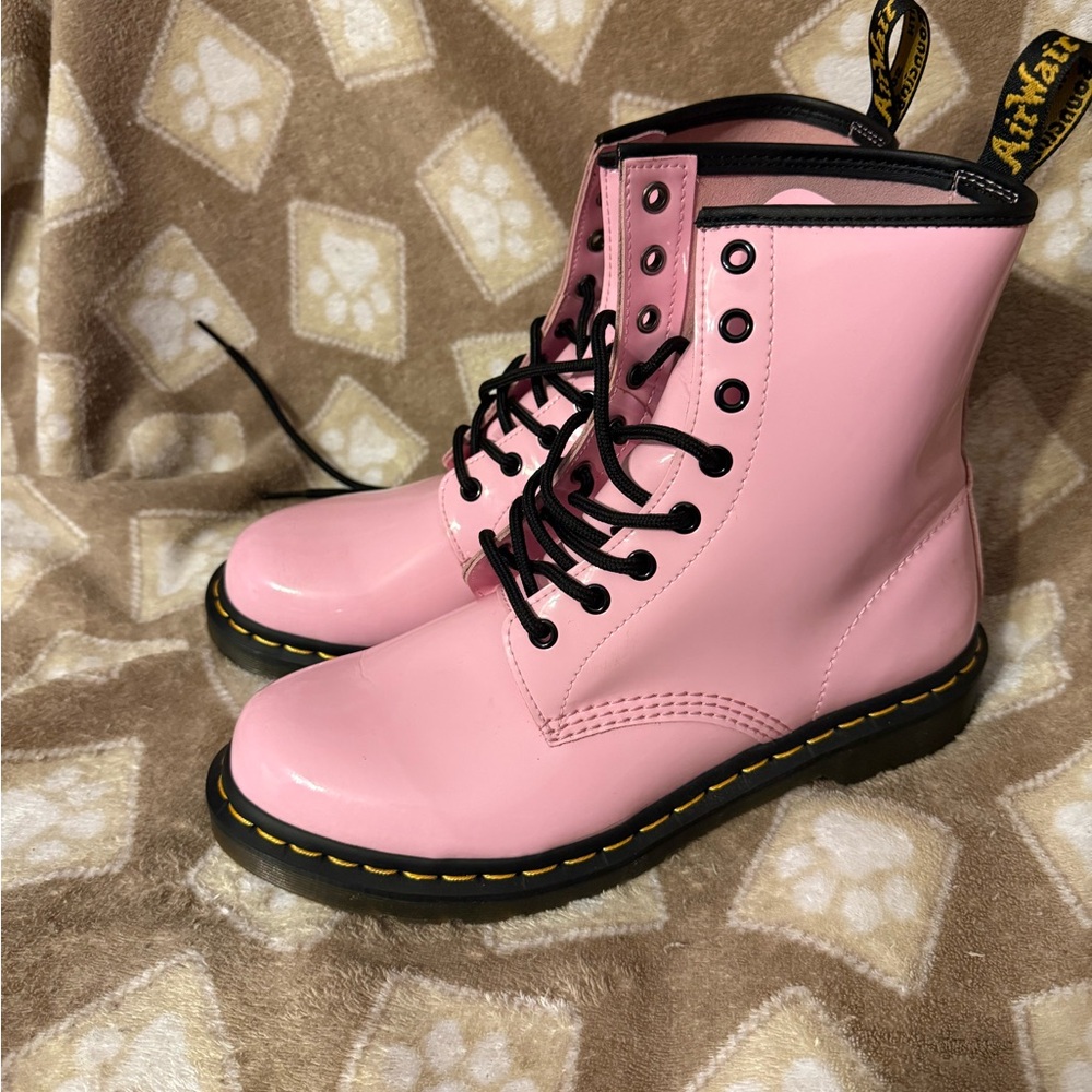Dr. Martens Bubblegum Pink Combat Boots